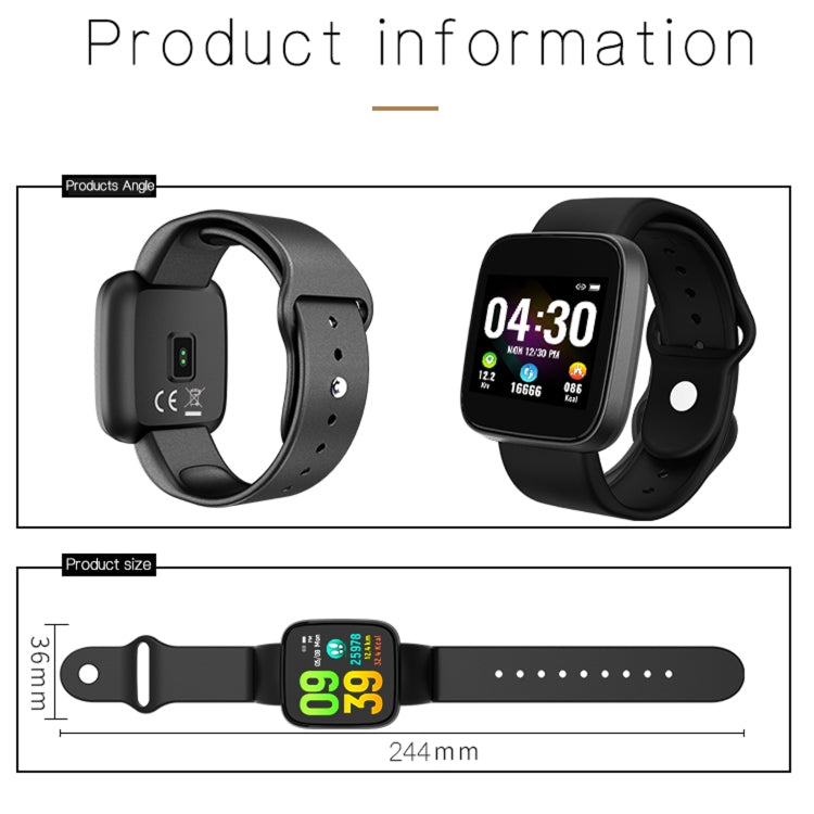 B9 1.28 inch TFT Touch Screen IP67 Waterproof Smart Bracelet, Support Sleep Monitor / Heart Rate Monitor / Blood Pressure Monitor