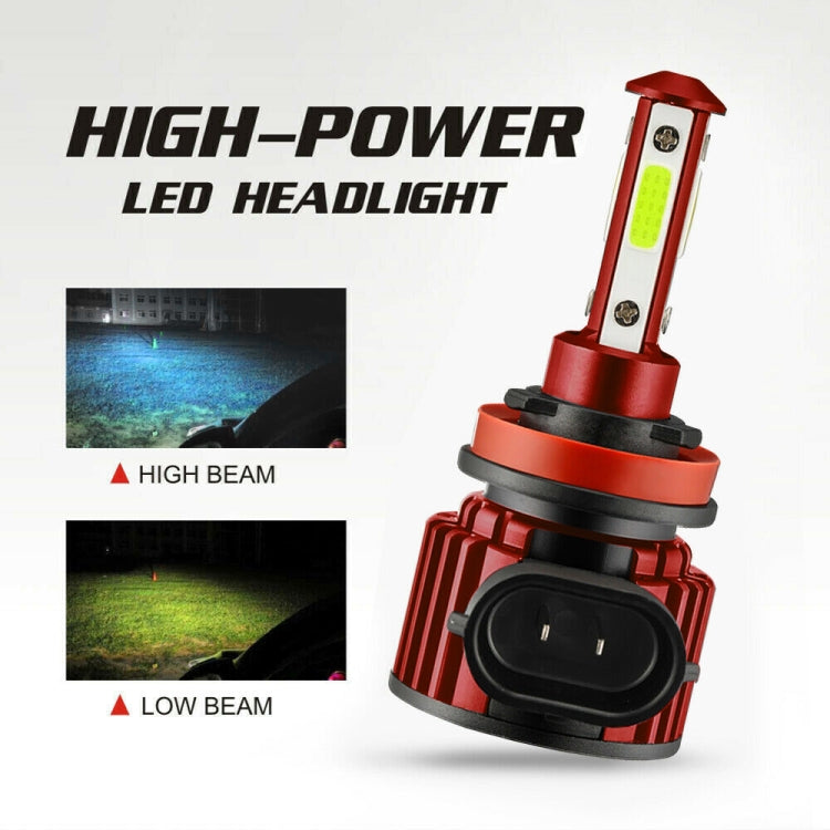 2 PCS DC9-36V 22W 2500LM IP68 Car LED Headlight Lamps, F8 H8 / H9 / H11