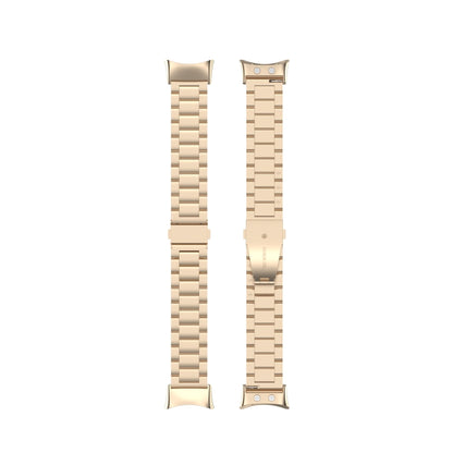 For Garmin Forerunner 45 / 45S / Swim 2 Universal Three Beads Stainless Steel Replacement Wrist Strap Watchband, For Garmin Forerunner 45 / 45S
