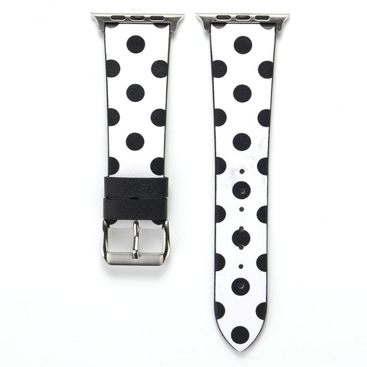 Fashion Dot Series Watchband For Apple Watch Series 6 & SE & 5 & 4 40mm / 3 & 2 & 1 38mm, For Apple Watch Series 8&7 41mm / SE 2&6&SE&5&4 40mm / 3&2&1 38mm, For Apple Watch Series 7 41mm / 6 & SE & 5 & 4 40mm / 3 & 2 & 1 38mm