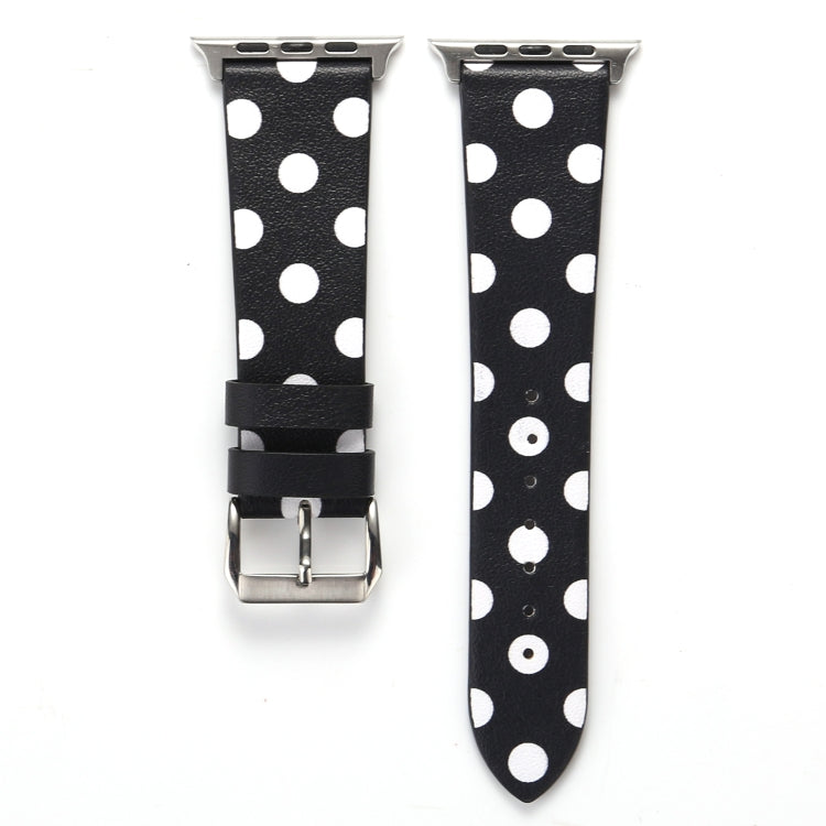 Fashion Dot Series Watchband For Apple Watch Series 6 & SE & 5 & 4 40mm / 3 & 2 & 1 38mm, For Apple Watch Series 7 41mm / 6 & SE & 5 & 4 40mm / 3 & 2 & 1 38mm, For Apple Watch Series 8&7 41mm / SE 2&6&SE&5&4 40mm / 3&2&1 38mm