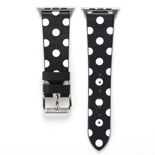 Fashion Dot Series Watchband For Apple Watch Series 6 & SE & 5 & 4 40mm / 3 & 2 & 1 38mm, For Apple Watch Series 7 41mm / 6 & SE & 5 & 4 40mm / 3 & 2 & 1 38mm, For Apple Watch Series 8&7 41mm / SE 2&6&SE&5&4 40mm / 3&2&1 38mm