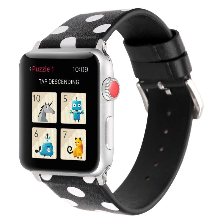 Fashion Dot Series Watchband For Apple Watch Series 6 & SE & 5 & 4 40mm / 3 & 2 & 1 38mm, For Apple Watch Series 7 41mm / 6 & SE & 5 & 4 40mm / 3 & 2 & 1 38mm, For Apple Watch Series 8&7 41mm / SE 2&6&SE&5&4 40mm / 3&2&1 38mm
