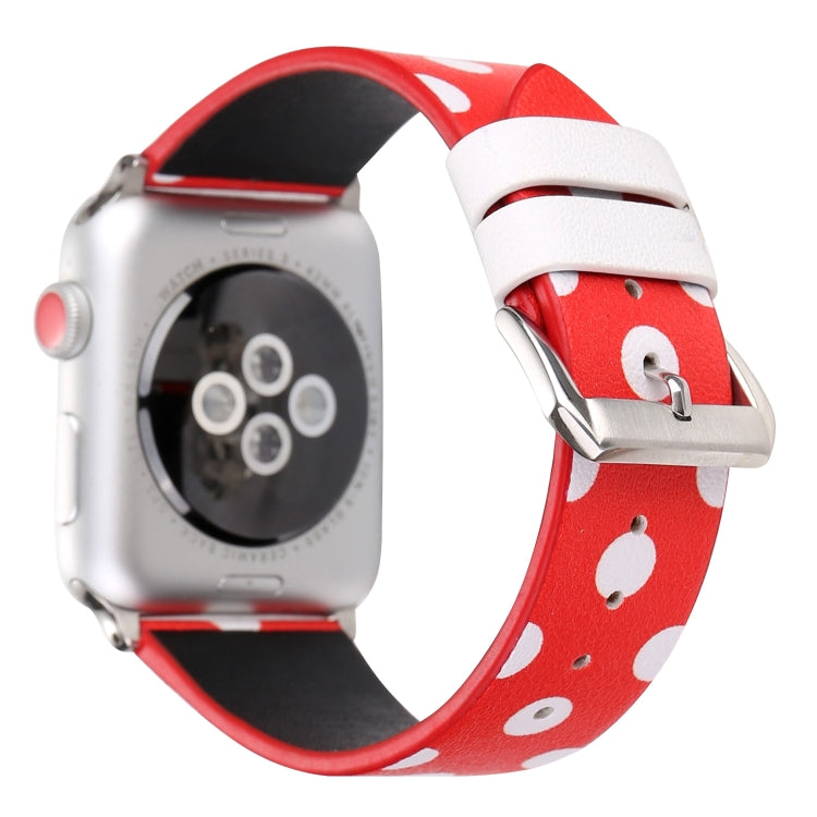 Fashion Dot Series Watchband For Apple Watch Series 6 & SE & 5 & 4 40mm / 3 & 2 & 1 38mm, For Apple Watch Series 7 41mm / 6 & SE & 5 & 4 40mm / 3 & 2 & 1 38mm, For Apple Watch Series 8&7 41mm / SE 2&6&SE&5&4 40mm / 3&2&1 38mm