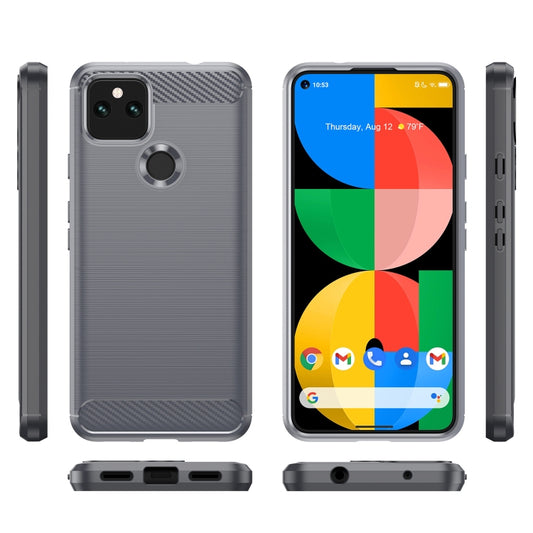 Brushed Texture Carbon Fiber TPU Case, For Google Pixel 5, For OnePlus 8T, For OnePlus Nord N10 5G, For OnePlus Nord N100, For OnePlus Nord, For Asus Zenfone 7 ZS670KS, For Sony Xperia 5 II, For Motorola Moto G 5G Plus, For Motorola Moto G 5G          ...