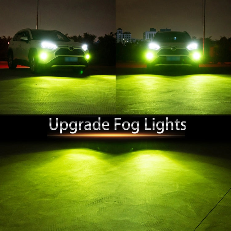2 PCS DC12-24V / 10.5W Car Double Colors Fog Lights with 24LEDs SMD-3030 & Constant Current, Box Packaging, 9005, 9006, H3, H11