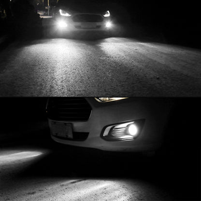2 PCS DC12-24V / 8.6W Car Double Colors Fog Lights with 24LEDs SMD-3030 & Constant Current, Bag Packaging, 9005, 9006, H11 / H8