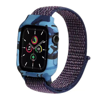 Nylon Replacement Wrist Strap Watchbands For Apple Watch Series 6 & SE & 5 & 4 40mm / 3 & 2 & 1 38mm, For Apple Watch Series 7 41mm / 6 & SE & 5 & 4 40mm / 3 & 2 & 1 38mm