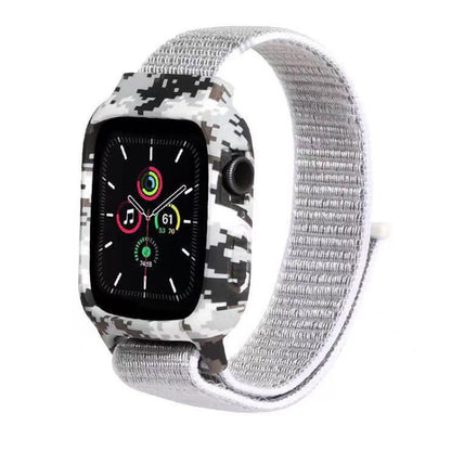 Nylon Replacement Wrist Strap Watchbands For Apple Watch Series 6 & SE & 5 & 4 40mm / 3 & 2 & 1 38mm, For Apple Watch Series 7 41mm / 6 & SE & 5 & 4 40mm / 3 & 2 & 1 38mm