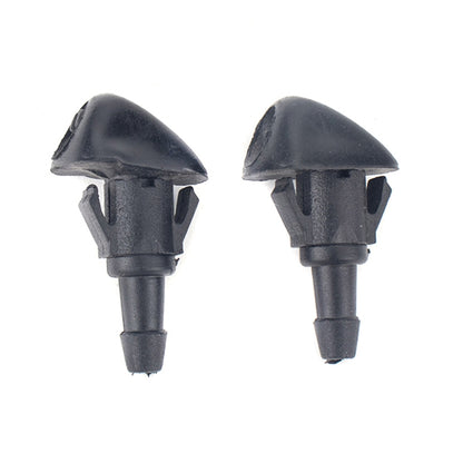 2 PCS Windshield Washer Wiper Jet Water Spray Nozzle + Hose Connector Set 76810S10A02 for Honda, For Honda + Hose