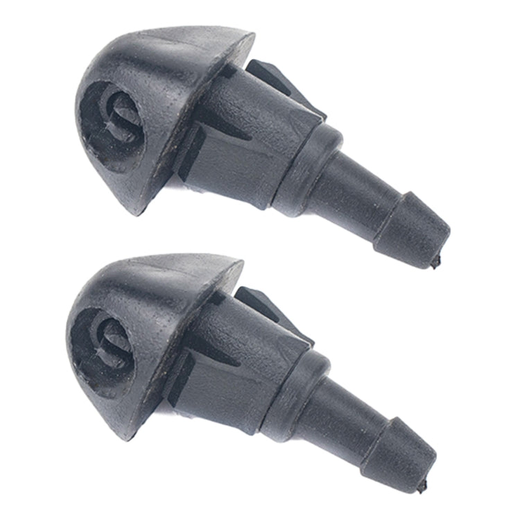 2 PCS Windshield Washer Wiper Jet Water Spray Nozzle + Hose Connector Set 76810S10A02 for Honda, For Honda + Hose