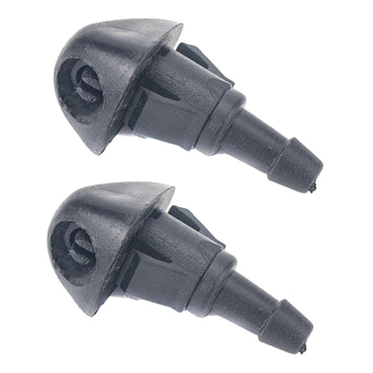 2 PCS Windshield Washer Wiper Jet Water Spray Nozzle + Hose Connector Set 76810S10A02 for Honda, For Honda + Hose