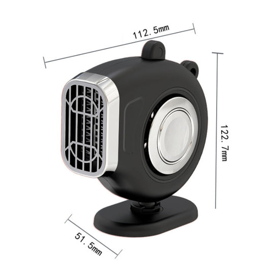 Chauffage Électrique Portable pour Tableau de Bord de Voiture, Dégivreur Hiver, 12V, 24V