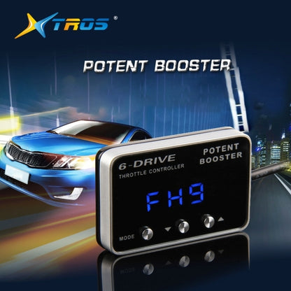 TROS TS-6Drive Potent Booster Electronic Throttle Controller, For Honda Acura MDX 2013-, For Honda Acura TLX 2014-, For Honda Acura RDX 2007-2012, For Honda Acura RDX 2013-, For Chrysler  200 2011-2014, For Chrysler 200 2015-, For Chrysler Aspen 2007-2...