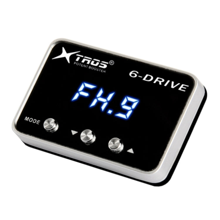 TROS TS-6Drive Potent Booster Electronic Throttle Controller, For Honda Acura MDX 2013-, For Honda Acura TLX 2014-, For Honda Acura RDX 2007-2012, For Honda Acura RDX 2013-, For Chrysler  200 2011-2014, For Chrysler 200 2015-, For Chrysler Aspen 2007-2...