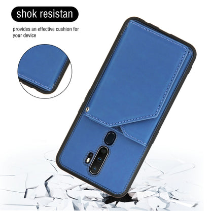Skin Feel PU + TPU + PC Back Cover Shockproof Case with Card Slots & Holder & Photo Frame, For OPPO A9 2020, For OPPO A52 & A72 & A92, For OPPO A53, For OPPO F17, For OPPO F17 Pro & A93, For OPPO Realme 6, For OPPO Realme C3, For Huawei P30 Pro        ...