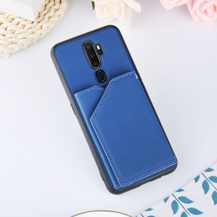 Skin Feel PU + TPU + PC Back Cover Shockproof Case with Card Slots & Holder & Photo Frame, For OPPO A9 2020, For OPPO A52 & A72 & A92, For OPPO A53, For OPPO F17, For OPPO F17 Pro & A93, For OPPO Realme 6, For OPPO Realme C3, For Huawei P30 Pro        ...