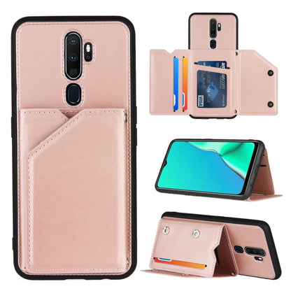 Skin Feel PU + TPU + PC Back Cover Shockproof Case with Card Slots & Holder & Photo Frame, For OPPO A9 2020, For OPPO A52 & A72 & A92, For OPPO A53, For OPPO F17, For OPPO F17 Pro & A93, For OPPO Realme 6, For OPPO Realme C3, For Huawei P30 Pro        ...