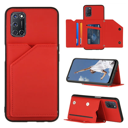 Skin Feel PU + TPU + PC Back Cover Shockproof Case with Card Slots & Holder & Photo Frame, For OPPO A9 2020, For OPPO A52 & A72 & A92, For OPPO A53, For OPPO F17, For OPPO F17 Pro & A93, For OPPO Realme 6, For OPPO Realme C3, For Huawei P30 Pro        ...