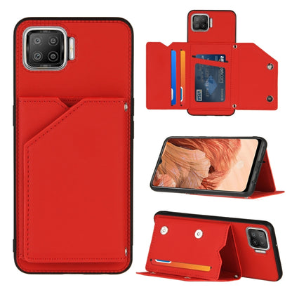 Skin Feel PU + TPU + PC Back Cover Shockproof Case with Card Slots & Holder & Photo Frame, For OPPO A9 2020, For OPPO A52 & A72 & A92, For OPPO A53, For OPPO F17, For OPPO F17 Pro & A93, For OPPO Realme 6, For OPPO Realme C3, For Huawei P30 Pro        ...