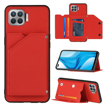 Skin Feel PU + TPU + PC Back Cover Shockproof Case with Card Slots & Holder & Photo Frame, For OPPO A9 2020, For OPPO A52 & A72 & A92, For OPPO A53, For OPPO F17, For OPPO F17 Pro & A93, For OPPO Realme 6, For OPPO Realme C3, For Huawei P30 Pro        ...