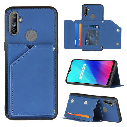 Skin Feel PU + TPU + PC Back Cover Shockproof Case with Card Slots & Holder & Photo Frame, For OPPO A9 2020, For OPPO A52 & A72 & A92, For OPPO A53, For OPPO F17, For OPPO F17 Pro & A93, For OPPO Realme 6, For OPPO Realme C3, For Huawei P30 Pro        ...