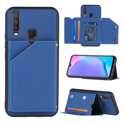 Skin Feel PU + TPU + PC Back Cover Shockproof Case with Card Slots & Holder & Photo Frame, For OPPO A9 2020, For OPPO A52 & A72 & A92, For OPPO A53, For OPPO F17, For OPPO F17 Pro & A93, For OPPO Realme 6, For OPPO Realme C3, For Huawei P30 Pro        ...