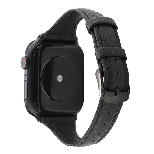 Crazy Horse Texture Genuine Leather Strap, For Apple Watch Series 7 41mm / 6 & SE & 5 & 4 40mm / 3 & 2 & 1 38mm, For Apple Watch Series 8&7 41mm / SE 2&6&SE&5&4 40mm / 3&2&1 38mm��������������������������������������������������������������������������...