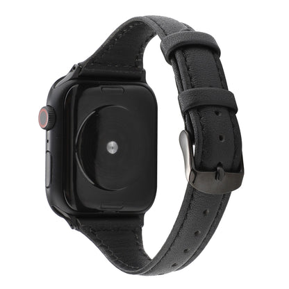 Crazy Horse Texture Genuine Leather Strap, For Apple Watch Series 7 41mm / 6 & SE & 5 & 4 40mm / 3 & 2 & 1 38mm, For Apple Watch Series 8&7 41mm / SE 2&6&SE&5&4 40mm / 3&2&1 38mm��������������������������������������������������������������������������...