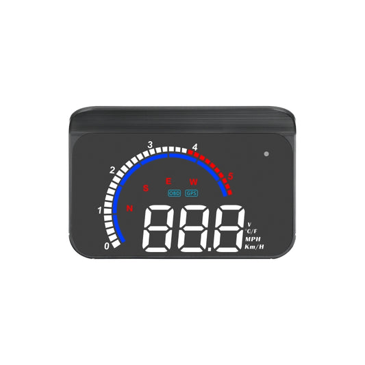 M13 Plus OBD2 + GPS Mode Car Head-up Display HUD Overspeed / Speed / Water Temperature Alarm, M13 Plus