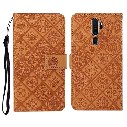 Ethnic Style Embossed Pattern Horizontal Flip Leather Case with Holder & Card Slots & Wallet & Lanyard, For OPPO A5 / A9 2020, For OPPO A92 / A72 / A52, For OPPO F1s, For OPPO Realme C3, For OPPO Realme 5, For OPPO Realme 5 Pro, For OPPO Reno3