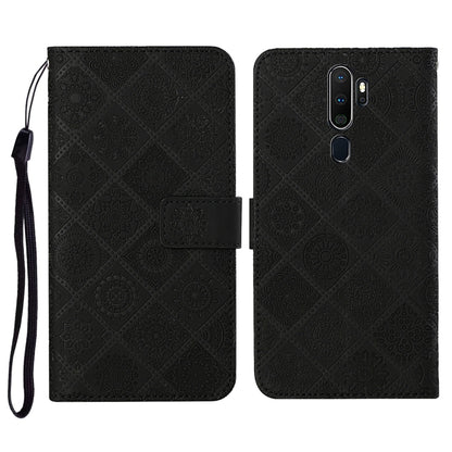 Ethnic Style Embossed Pattern Horizontal Flip Leather Case with Holder & Card Slots & Wallet & Lanyard, For OPPO A5 / A9 2020, For OPPO A92 / A72 / A52, For OPPO F1s, For OPPO Find X2 Pro, For OPPO Realme C3, For OPPO Realme 5, For OPPO Realme 5 Pro   ...