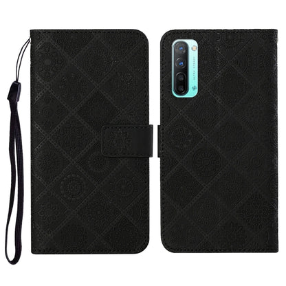 Ethnic Style Embossed Pattern Horizontal Flip Leather Case with Holder & Card Slots & Wallet & Lanyard, For OPPO A5 / A9 2020, For OPPO A92 / A72 / A52, For OPPO F1s, For OPPO Find X2 Pro, For OPPO Realme C3, For OPPO Realme 5, For OPPO Realme 5 Pro   ...