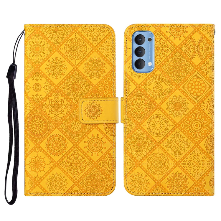 Ethnic Style Embossed Pattern Horizontal Flip Leather Case with Holder & Card Slots & Wallet & Lanyard, For OPPO A5 / A9 2020, For OPPO A92 / A72 / A52, For OPPO F1s, For OPPO Find X2 Pro, For OPPO Realme C3, For OPPO Realme 5, For OPPO Realme 5 Pro   ...