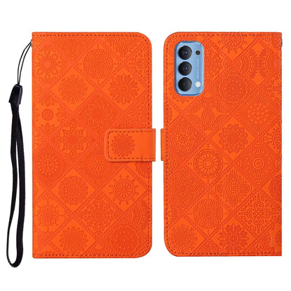 Ethnic Style Embossed Pattern Horizontal Flip Leather Case with Holder & Card Slots & Wallet & Lanyard, For OPPO A5 / A9 2020, For OPPO A92 / A72 / A52, For OPPO F1s, For OPPO Find X2 Pro, For OPPO Realme C3, For OPPO Realme 5, For OPPO Realme 5 Pro   ...