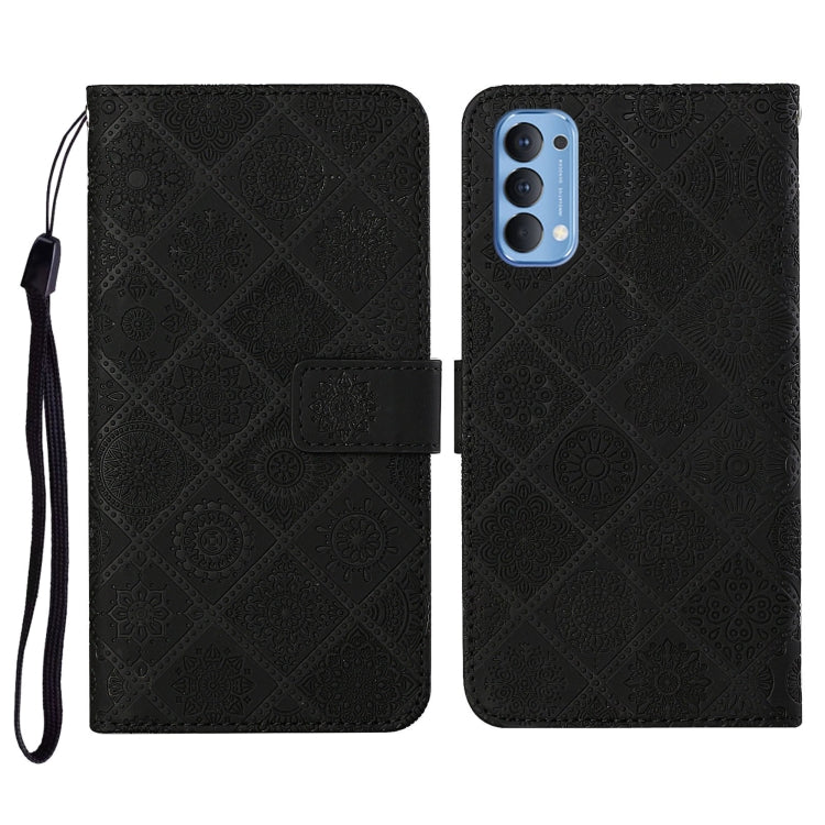 Ethnic Style Embossed Pattern Horizontal Flip Leather Case with Holder & Card Slots & Wallet & Lanyard, For OPPO A5 / A9 2020, For OPPO A92 / A72 / A52, For OPPO F1s, For OPPO Find X2 Pro, For OPPO Realme C3, For OPPO Realme 5, For OPPO Realme 5 Pro   ...