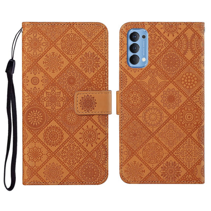 Ethnic Style Embossed Pattern Horizontal Flip Leather Case with Holder & Card Slots & Wallet & Lanyard, For OPPO A5 / A9 2020, For OPPO A92 / A72 / A52, For OPPO F1s, For OPPO Find X2 Pro, For OPPO Realme C3, For OPPO Realme 5, For OPPO Realme 5 Pro   ...