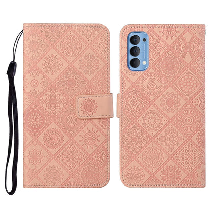 Ethnic Style Embossed Pattern Horizontal Flip Leather Case with Holder & Card Slots & Wallet & Lanyard, For OPPO A5 / A9 2020, For OPPO A92 / A72 / A52, For OPPO F1s, For OPPO Find X2 Pro, For OPPO Realme C3, For OPPO Realme 5, For OPPO Realme 5 Pro   ...