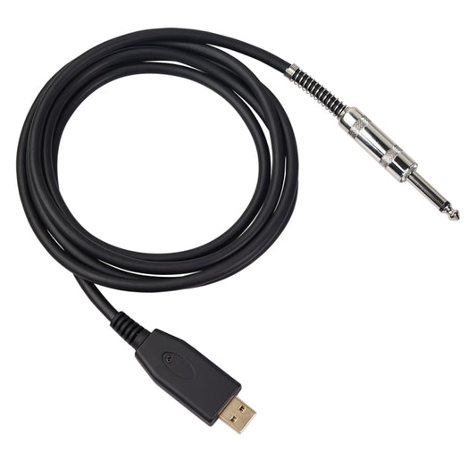 US48S USB to 6.35mm Electric Guitar Recording Cable, 2m, 3m