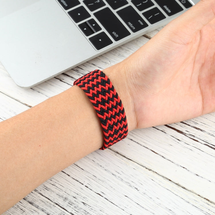 Mixed Color Nylon Braided Single Loop Replacement Watchbands For Apple Watch Series 6 & SE & 5 & 4 40mm / 3 & 2 & 1 38mm, S, M, L