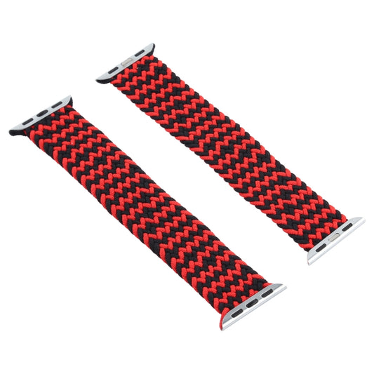 Mixed Color Nylon Braided Single Loop Replacement Watchbands For Apple Watch Series 6 & SE & 5 & 4 44mm / 3 & 2 & 1 42mm, S, M, L