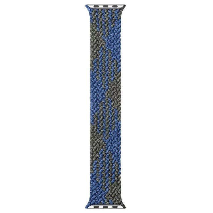 Mixed Color Nylon Braided Single Loop Replacement Watchbands For Apple Watch Series 6 & SE & 5 & 4 44mm / 3 & 2 & 1 42mm, S, M, L