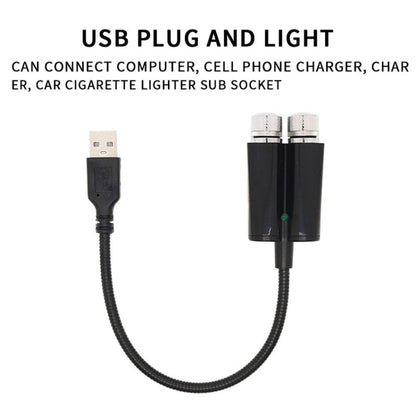 Car Two-color USB Star Dome Light Atmosphere Laser Projection Decorative Light, Constantly Bright Version, Constantly Bright (Red Blue), Constantly Bright (Red Green)