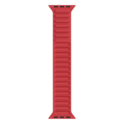 Silicone Magnetic Chain Watchband For Apple Watch Series 6 & SE & 5 & 4 44mm / 3 & 2 & 1 42mm, For Apple Watch Series 7 45mm / 6 & SE & 5 & 4 44mm / 3 & 2 & 1 42mm