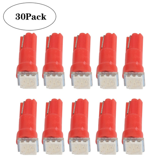 30 PCS T5 Car Modification LED Indicator Light Red Light, A3892