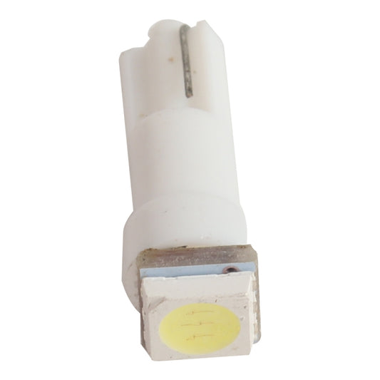 30 PCS T5 1LED SMD-5050 Car Modification LED Indicator Light White Light, A3896