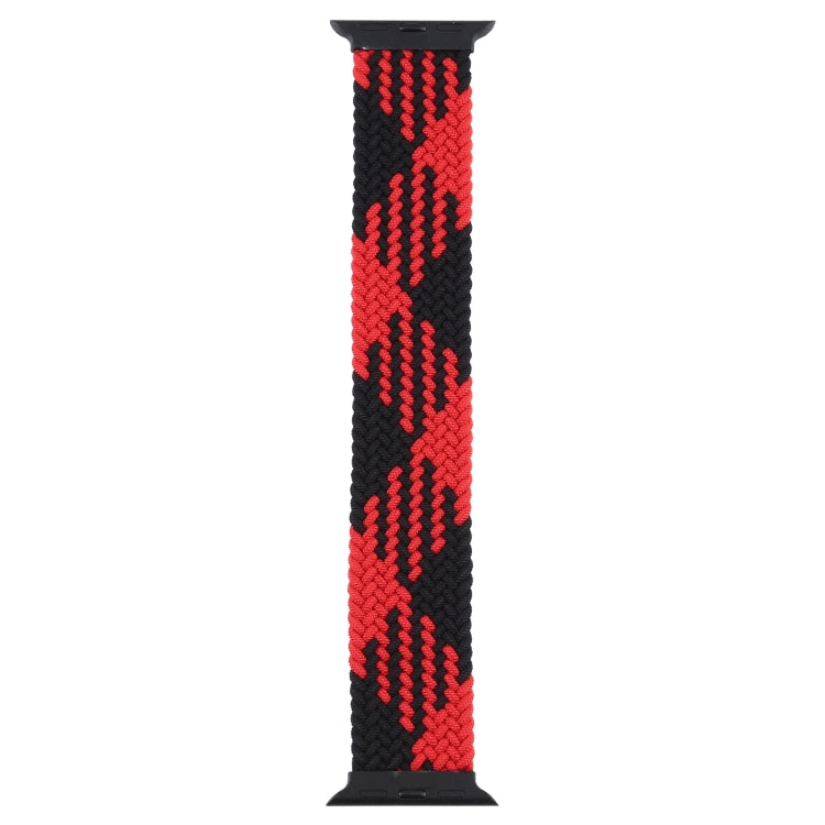 Plastic Buckle Mixed Color Nylon Braided Single Loop Replacement Watchbands For Apple Watch Series 6 & SE & 5 & 4 44mm / 3 & 2 & 1 42mm, S, M, L, XL, XXL