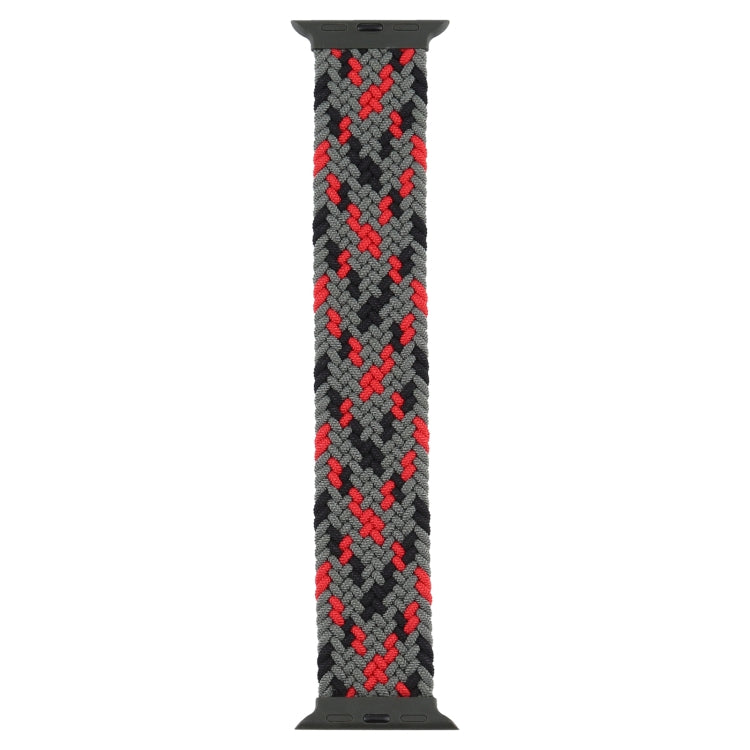 Plastic Buckle Mixed Color Nylon Braided Single Loop Replacement Watchbands For Apple Watch Series 6 & SE & 5 & 4 44mm / 3 & 2 & 1 42mm, S, M, L, XL, XXL