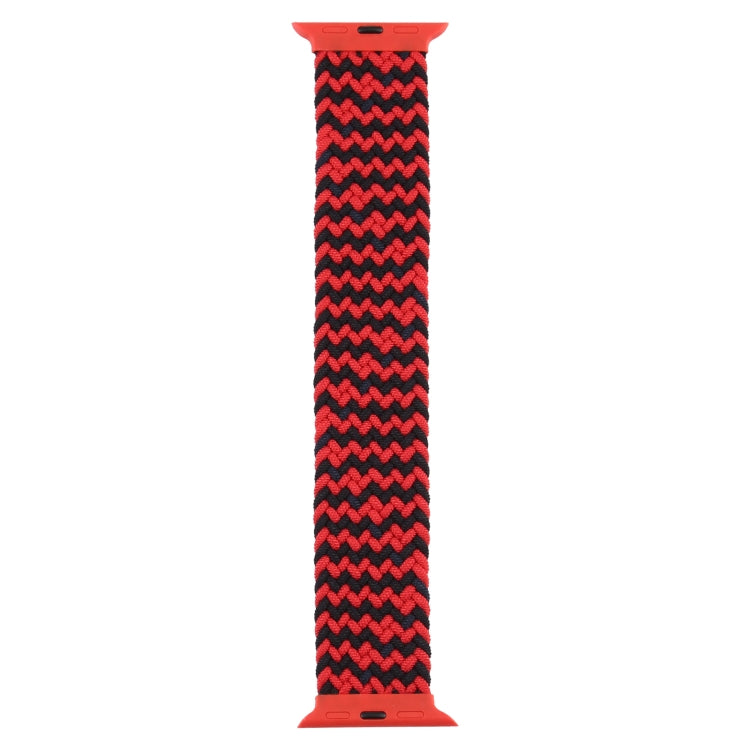 Plastic Buckle Mixed Color Nylon Braided Single Loop Replacement Watchbands For Apple Watch Series 6 & SE & 5 & 4 44mm / 3 & 2 & 1 42mm, S, M, L, XL, XXL