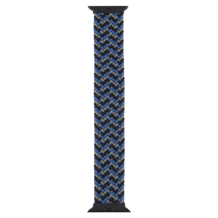 Plastic Buckle Mixed Color Nylon Braided Single Loop Replacement Watchbands For Apple Watch Series 6 & SE & 5 & 4 40mm / 3 & 2 & 1 38mm, S, M, L, XL